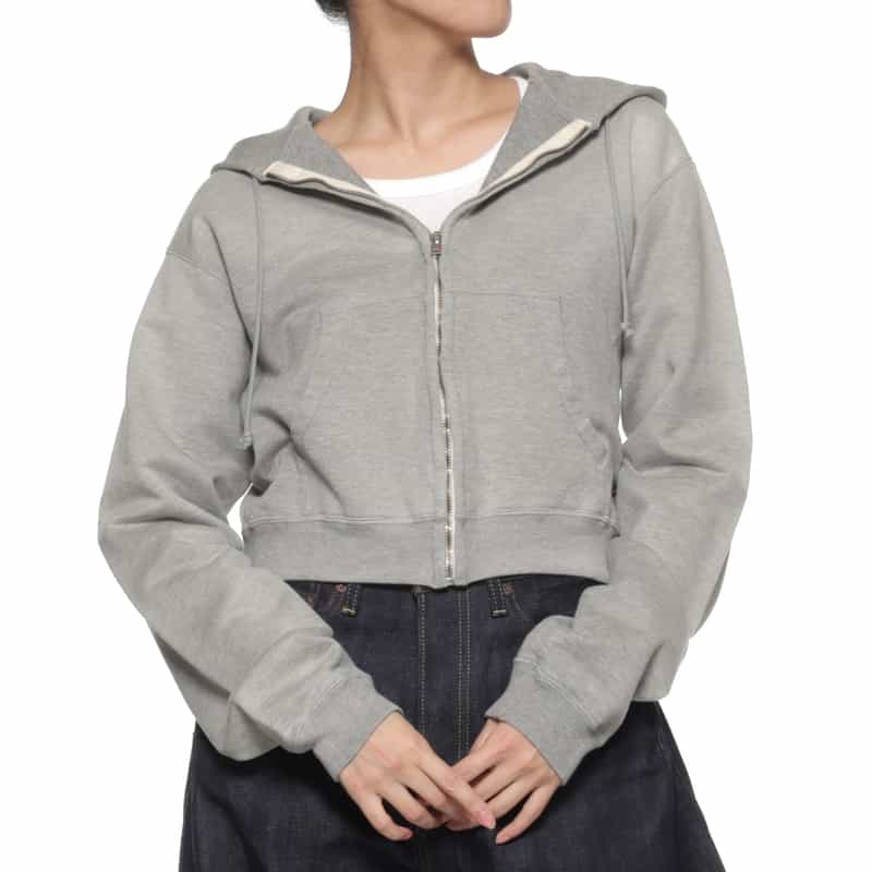 AURALEE AURALEE＜オーラリー＞ ジップアップスウェットフーディ GRAY