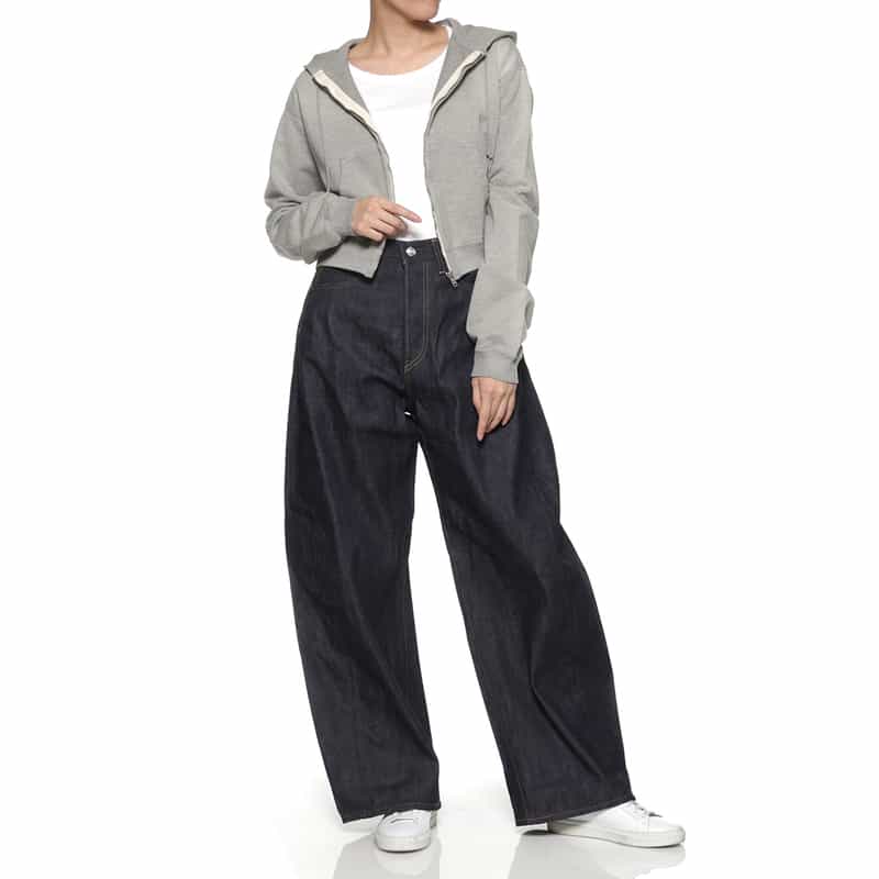 AURALEE AURALEE＜オーラリー＞ ジップアップスウェットフーディ GRAY