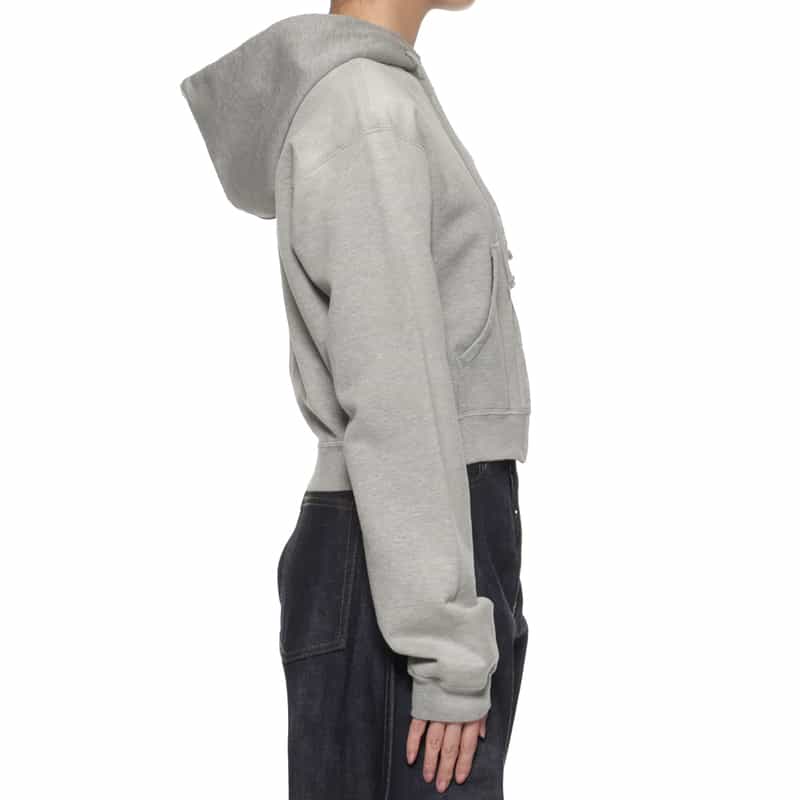 AURALEE AURALEE＜オーラリー＞ ジップアップスウェットフーディ GRAY