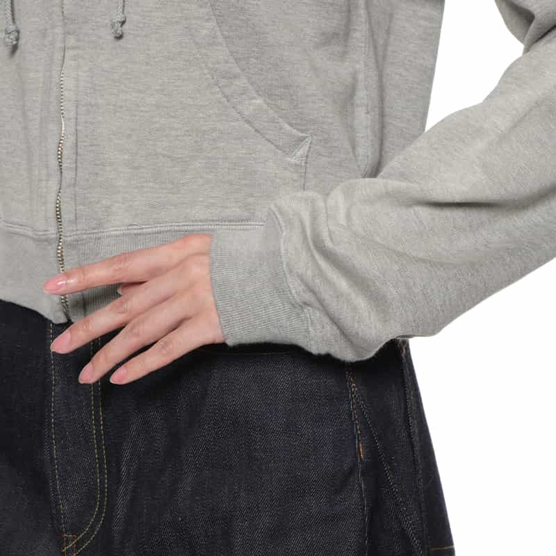AURALEE AURALEE＜オーラリー＞ ジップアップスウェットフーディ GRAY