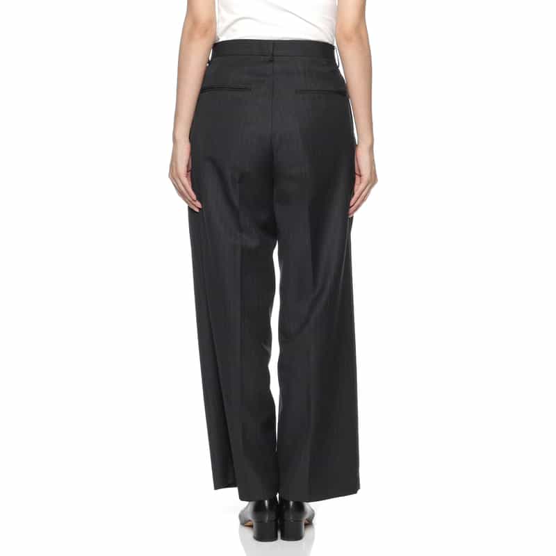 AURALEE AURALEE＜オーラリー＞ セットアップ ストライプ柄タックパンツ NAVY