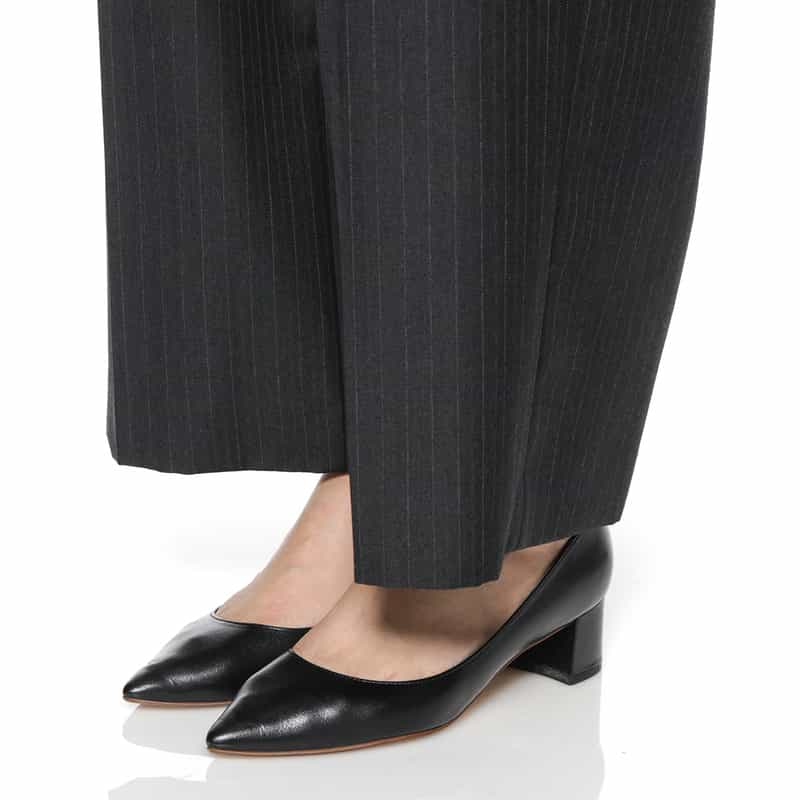 AURALEE AURALEE＜オーラリー＞ セットアップ ストライプ柄タックパンツ NAVY