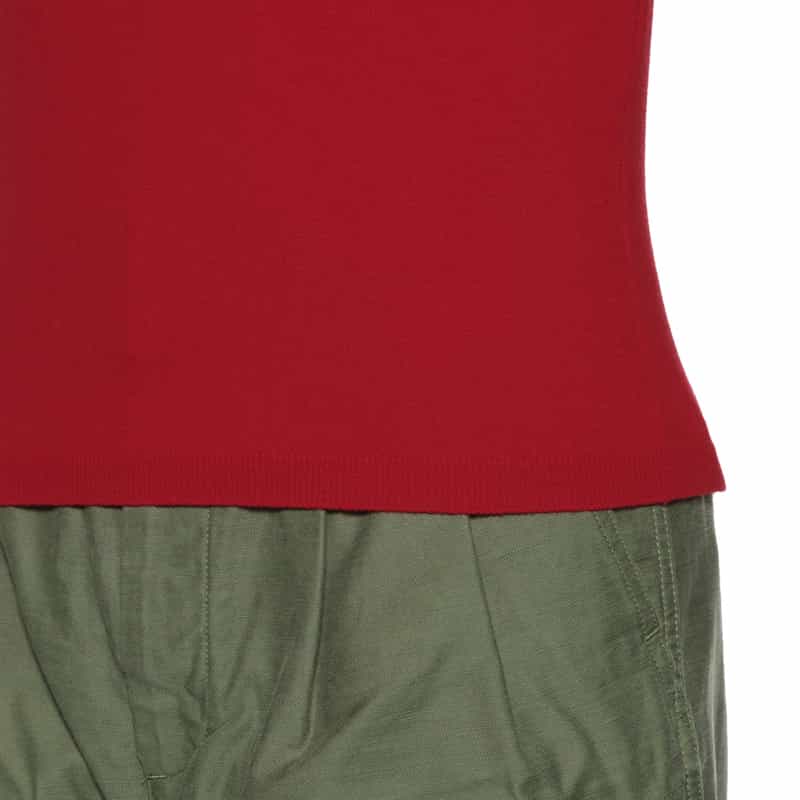 AURALEE AURALEE＜オーラリー＞ ウール素材クルーネックニットプルオーバー RED