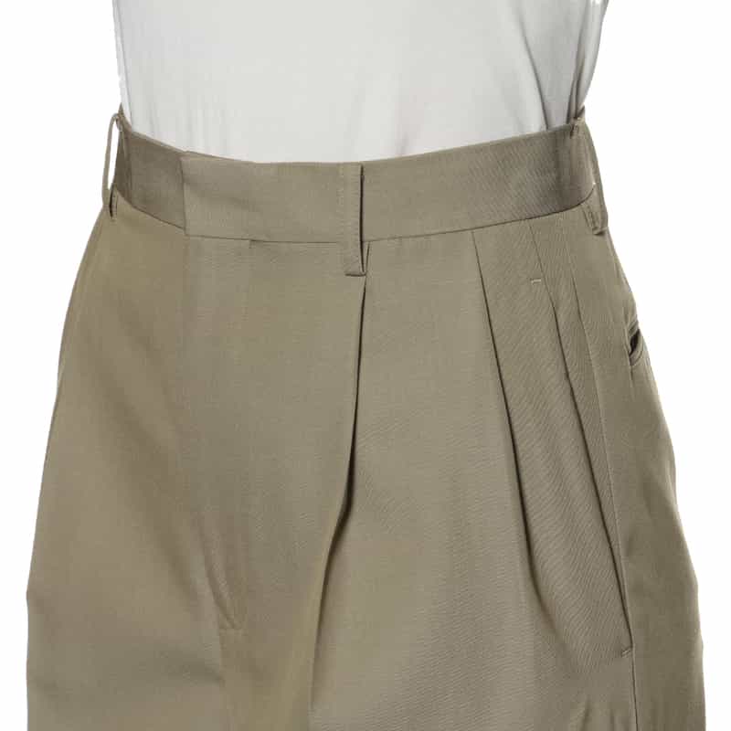 AURALEE AURALEE＜オーラリー＞ タック入りウールパンツ KHAKI