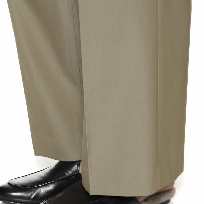 AURALEE AURALEE＜オーラリー＞ タック入りウールパンツ KHAKI