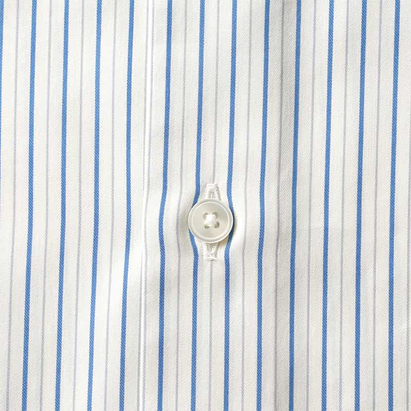 AURALEE AURALEE＜オーラリー＞ ストライプ柄ダブルカフシャツ WHITE