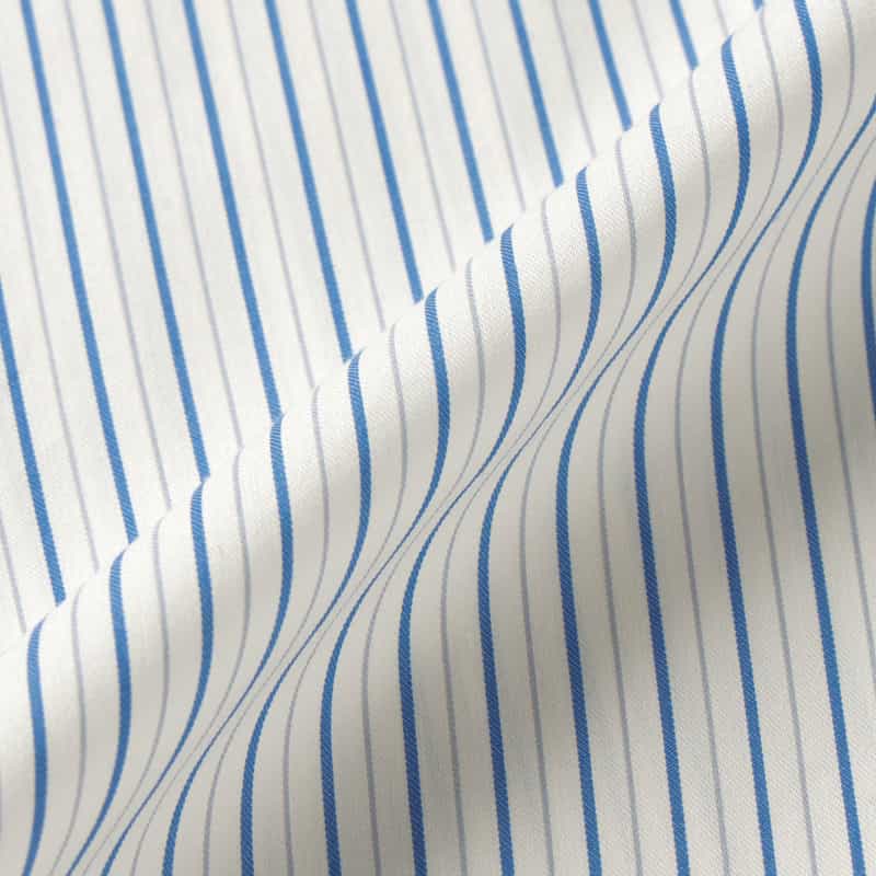 AURALEE AURALEE＜オーラリー＞ ストライプ柄ダブルカフシャツ WHITE