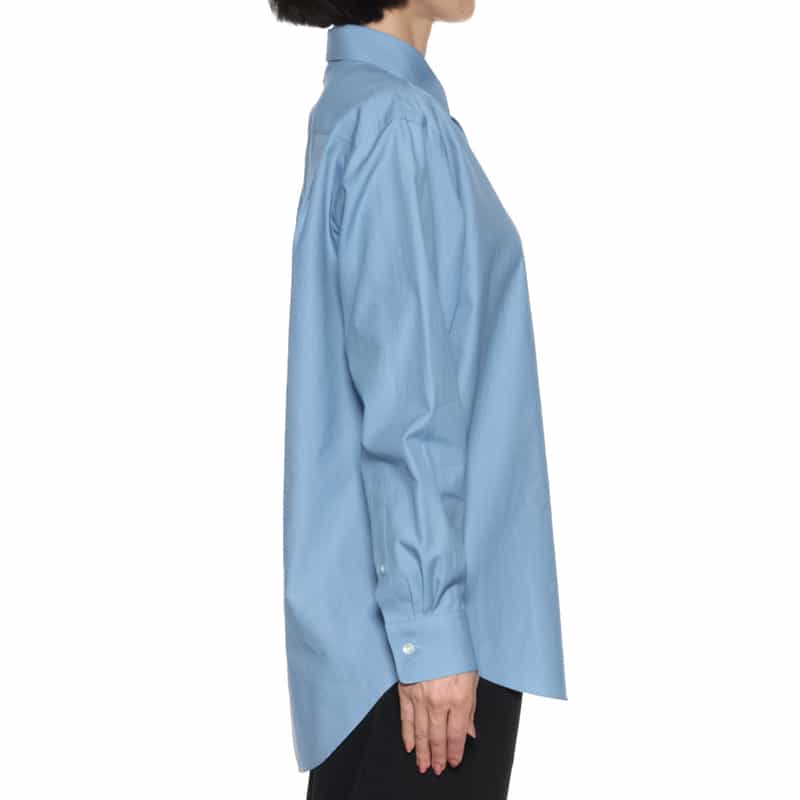 AURALEE AURALEE＜オーラリー＞ レギュラーカラーシャツ BLUE