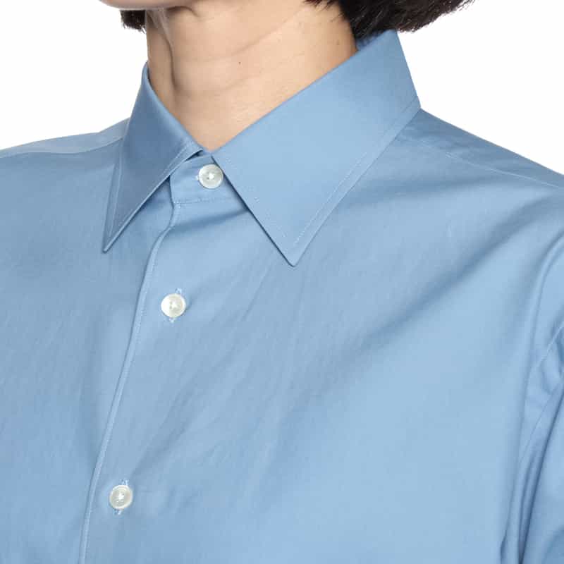 AURALEE AURALEE＜オーラリー＞ レギュラーカラーシャツ BLUE
