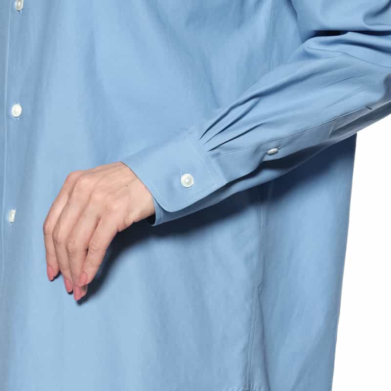 AURALEE AURALEE＜オーラリー＞ レギュラーカラーシャツ BLUE