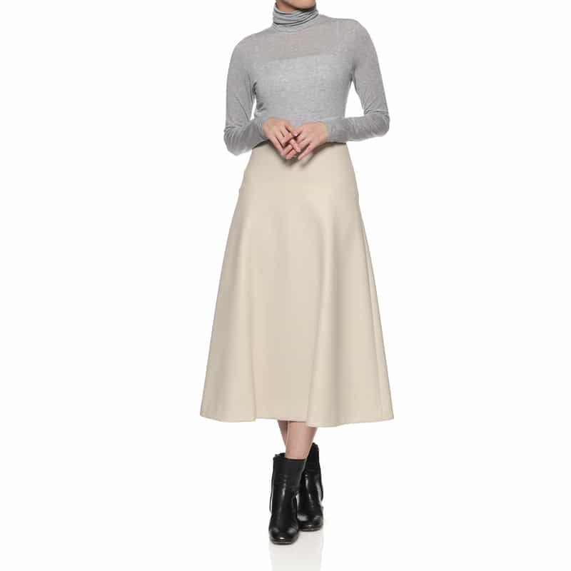 AURALEE AURALEE＜オーラリー＞ ウールロングスカート IVORY