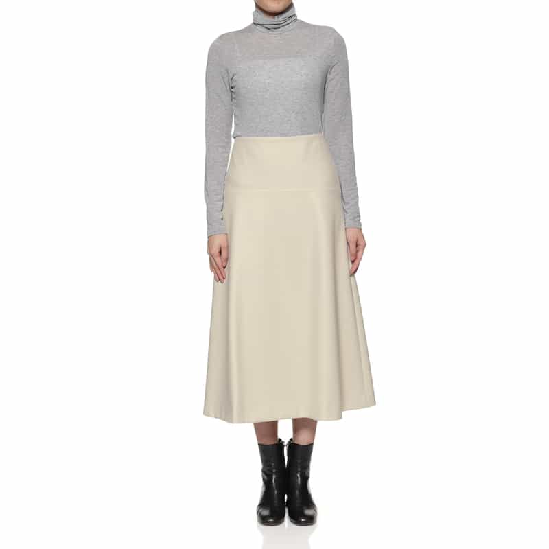 AURALEE AURALEE＜オーラリー＞ ウールロングスカート IVORY