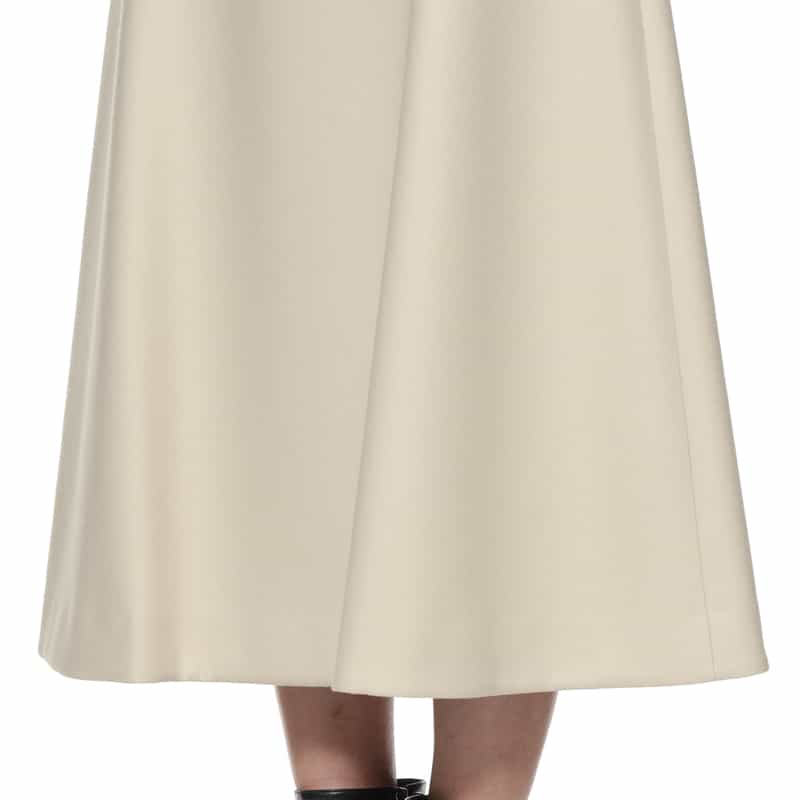 AURALEE AURALEE＜オーラリー＞ ウールロングスカート IVORY