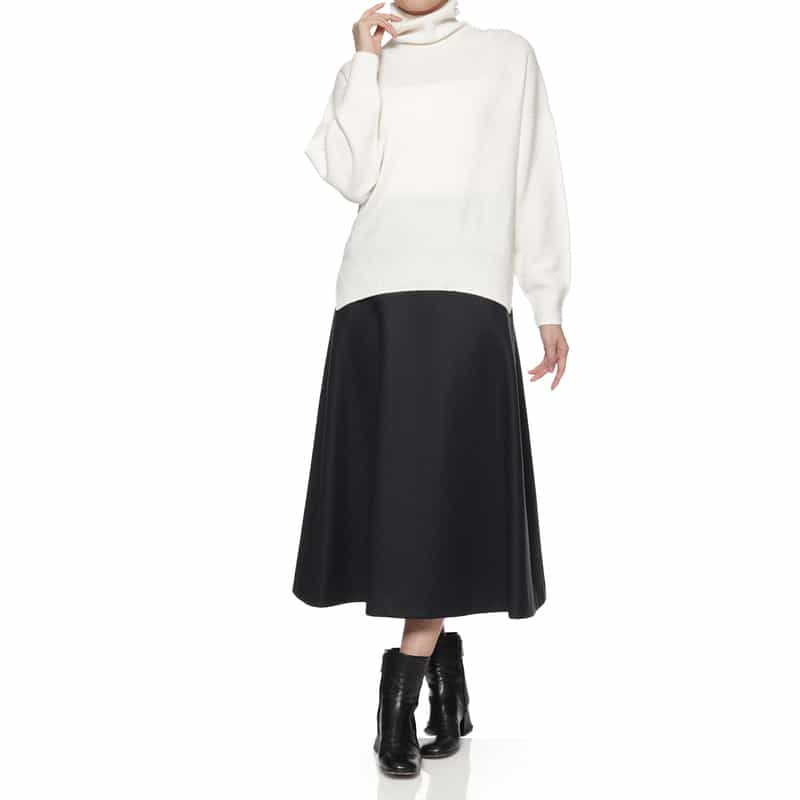 AURALEE AURALEE＜オーラリー＞ ウールロングスカート GRAY