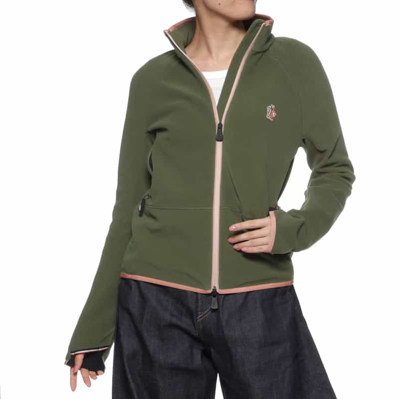 MONCLER GRENOBLE ＜モンクレール グルノーブル＞ジップアップ フリースジップアップブルゾン