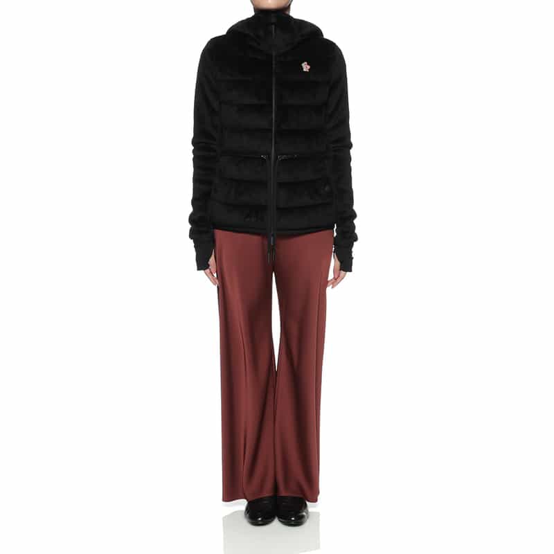 MONCLER GRENOBLE MONCLER GRENOBLE ＜モンクレール グルノーブル＞ジップアップ フーデッドダウンブルゾン BLACK