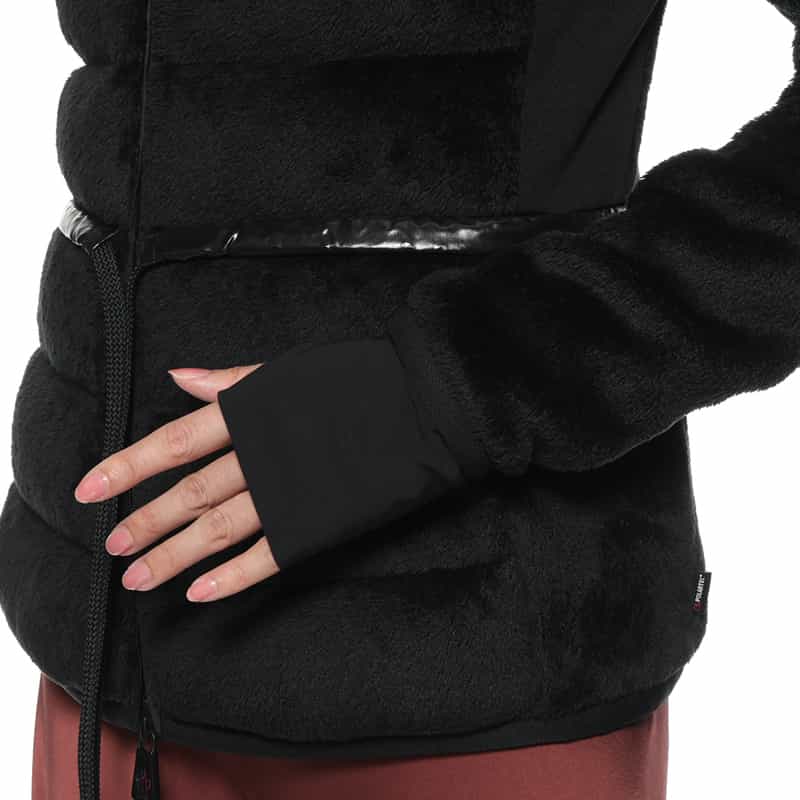 MONCLER GRENOBLE MONCLER GRENOBLE ＜モンクレール グルノーブル＞ジップアップ フーデッドダウンブルゾン BLACK