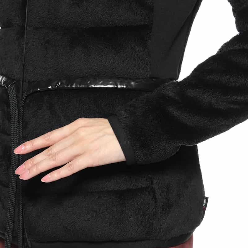 MONCLER GRENOBLE MONCLER GRENOBLE ＜モンクレール グルノーブル＞ジップアップ フーデッドダウンブルゾン BLACK