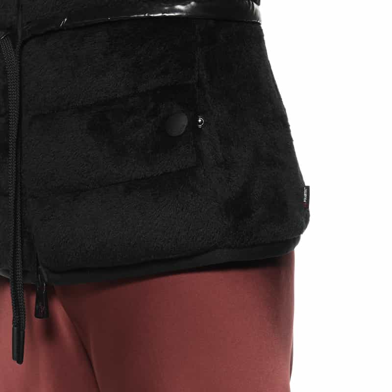 MONCLER GRENOBLE MONCLER GRENOBLE ＜モンクレール グルノーブル＞ジップアップ フーデッドダウンブルゾン BLACK