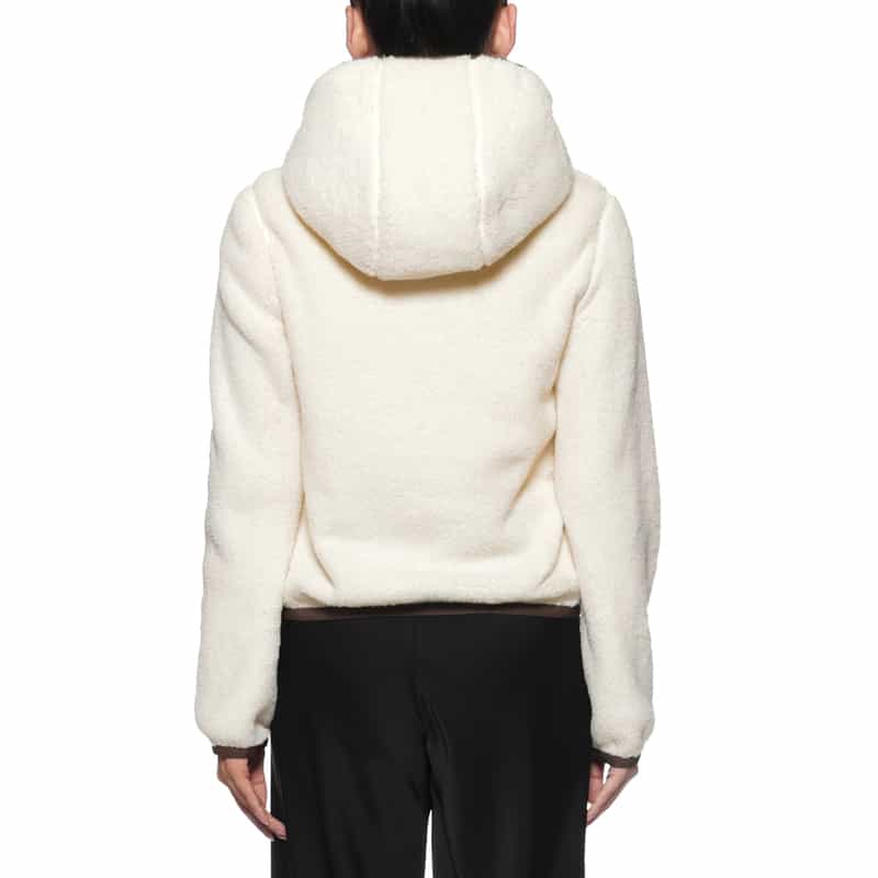 MONCLER GRENOBLE MONCLER GRENOBLE ＜モンクレール グルノーブル＞ジップアップ フーデッドダウンブルゾン IVORY