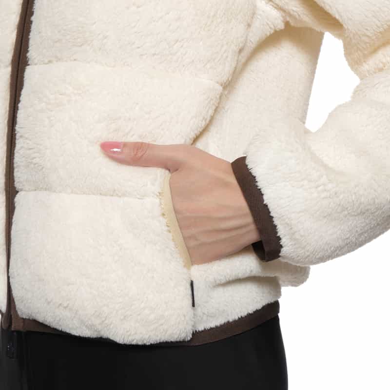 MONCLER GRENOBLE MONCLER GRENOBLE ＜モンクレール グルノーブル＞ジップアップ フーデッドダウンブルゾン IVORY