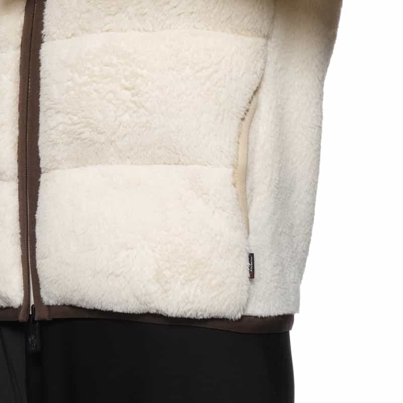 MONCLER GRENOBLE MONCLER GRENOBLE ＜モンクレール グルノーブル＞ジップアップ フーデッドダウンブルゾン IVORY