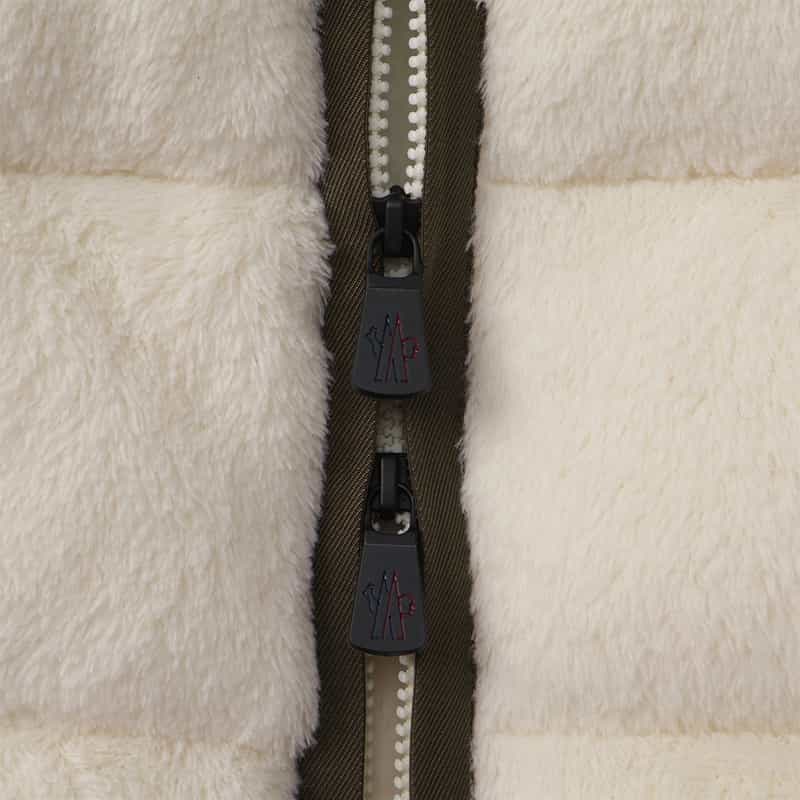 MONCLER GRENOBLE MONCLER GRENOBLE ＜モンクレール グルノーブル＞ジップアップ フーデッドダウンブルゾン IVORY