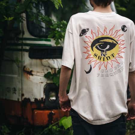 SAINT MXXXXXXセントマイケル＊Tシャツ ダメージ加工 SAINT MXXXXXX＜セント マイケル＞ ヴィンテージ加工プリントT