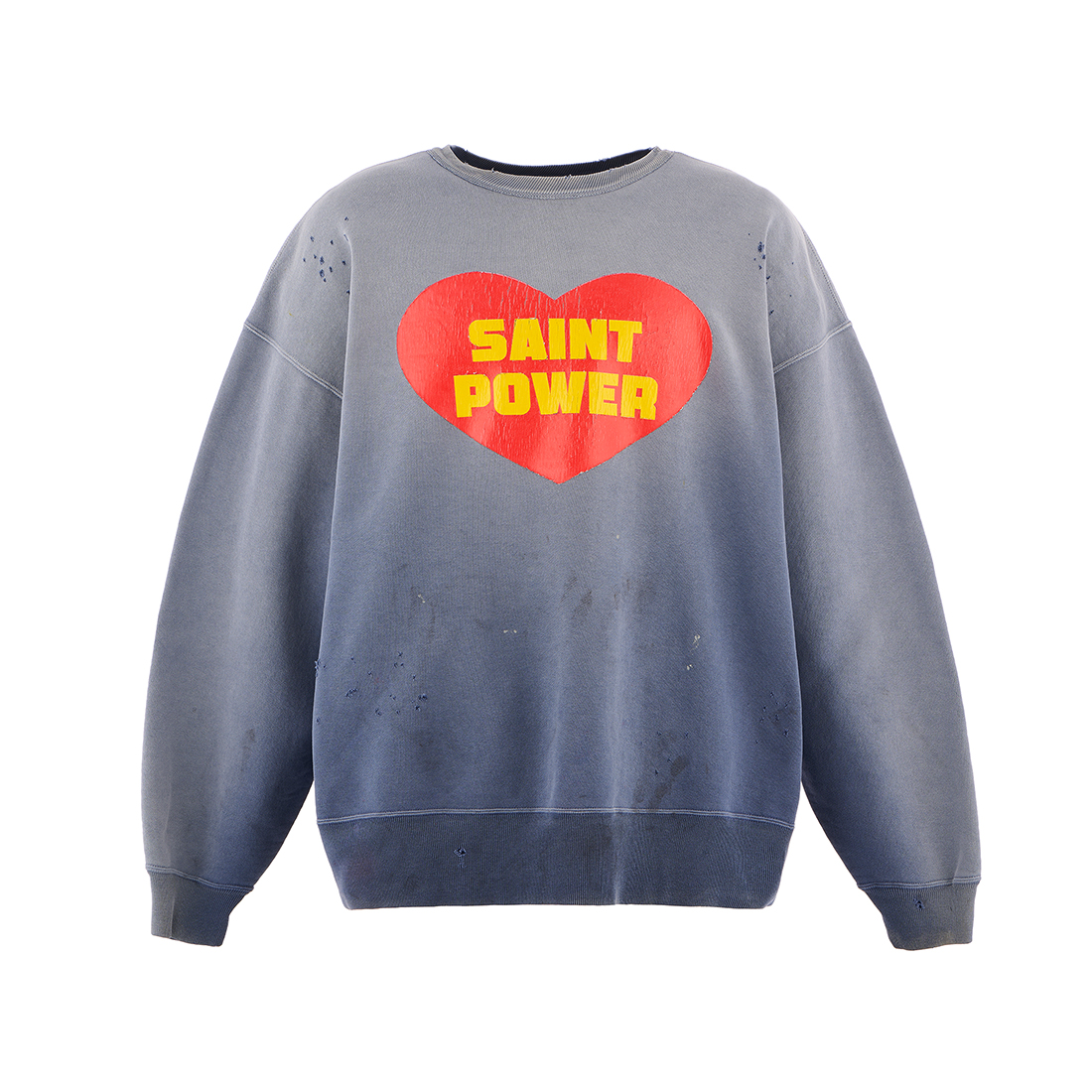 SAINT MXXXXXX＜セント マイケル＞ ヴィンテージ加工スウェットプルオーバー