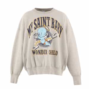 SAINT MXXXXXX＜セント マイケル＞ ヴィンテージ加工スウェットプルオーバー