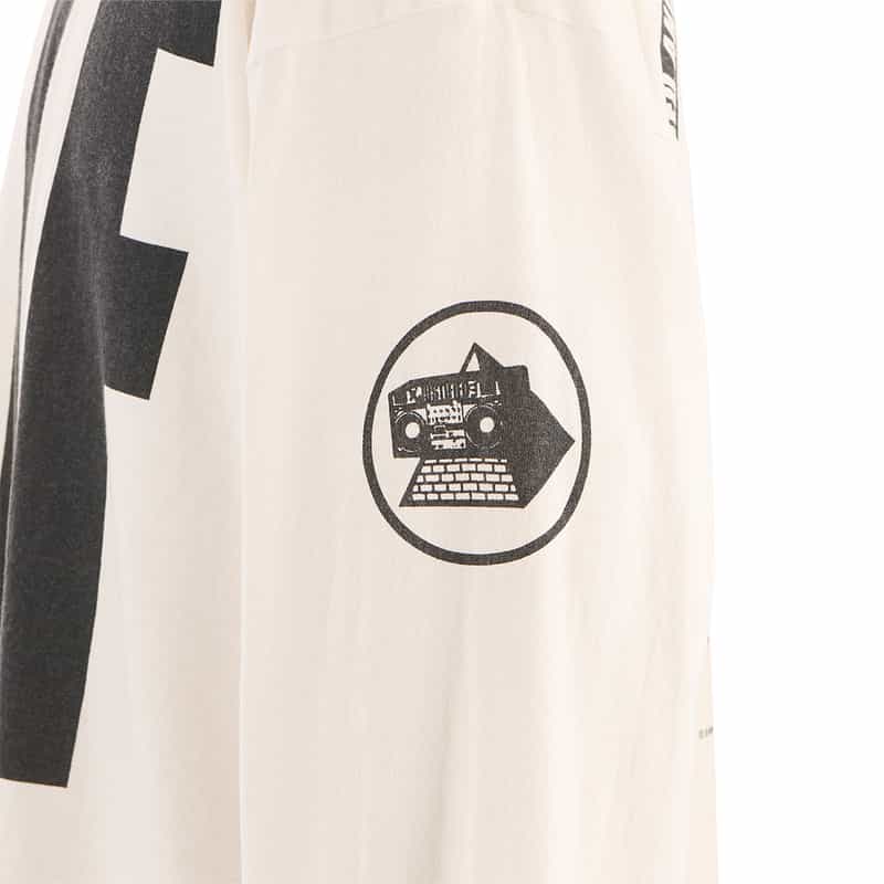 SAINT MXXXXXX SAINT MXXXXXX＜セント マイケル＞ ヴィンテージ加工ロングスリーブTシャツ WHITE