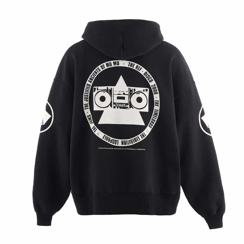 SAINT MXXXXXX SAINT MXXXXXX＜セント マイケル＞ ヴィンテージ加工スウェットフーディ BLACK