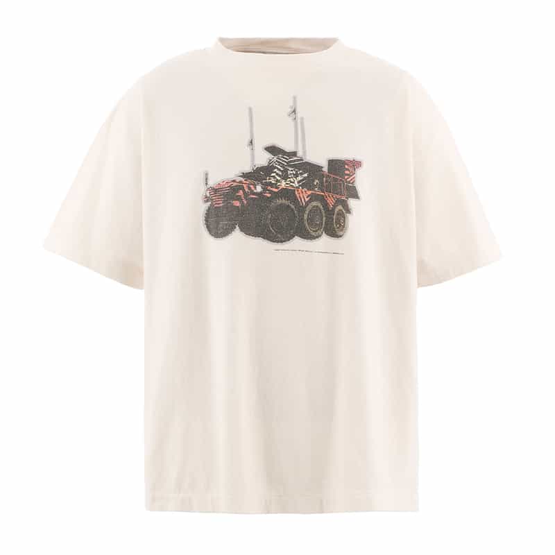 SAINT MXXXXXX SAINT MXXXXXX＜セント マイケル＞ ヴィンテージ加工Tシャツ WHITE