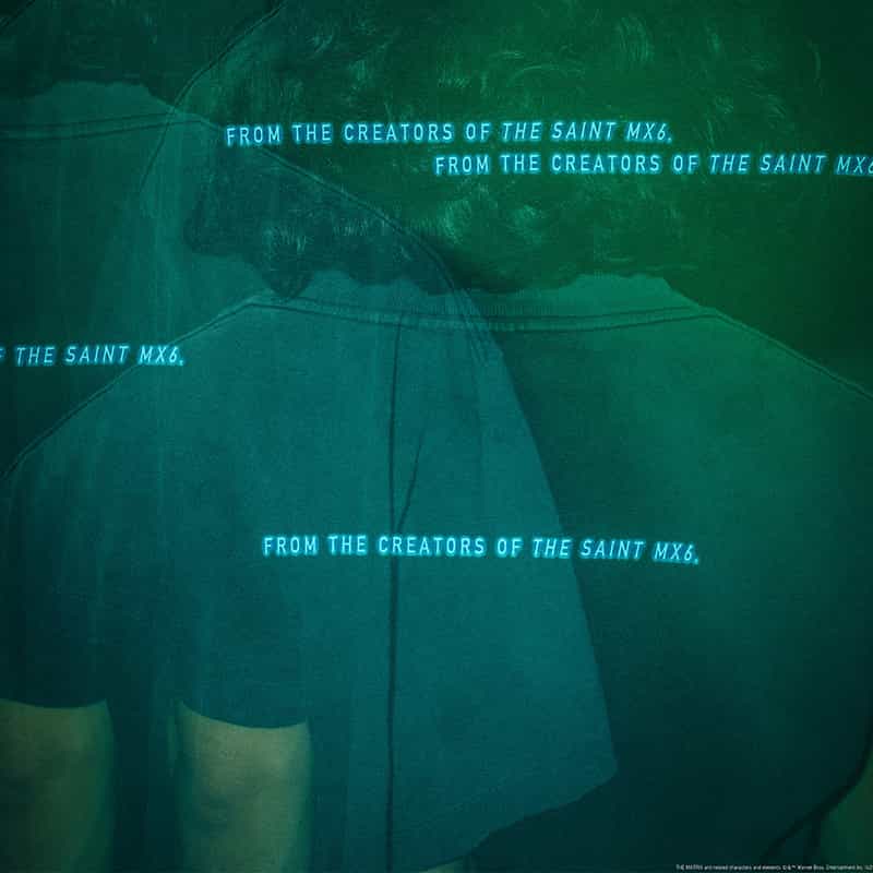 SAINT MXXXXXX SAINT MXXXXXX＜セント マイケル＞ ヴィンテージ加工Tシャツ BLACK