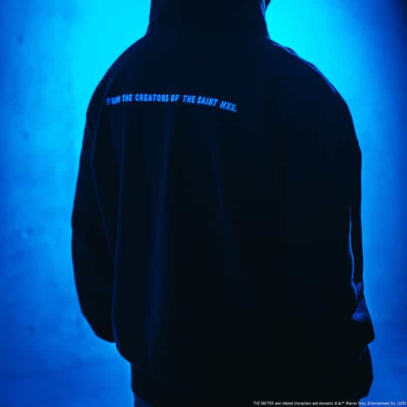 SAINT MXXXXXX SAINT MXXXXXX＜セント マイケル＞ コラボレート スウェットフーディ BLACK