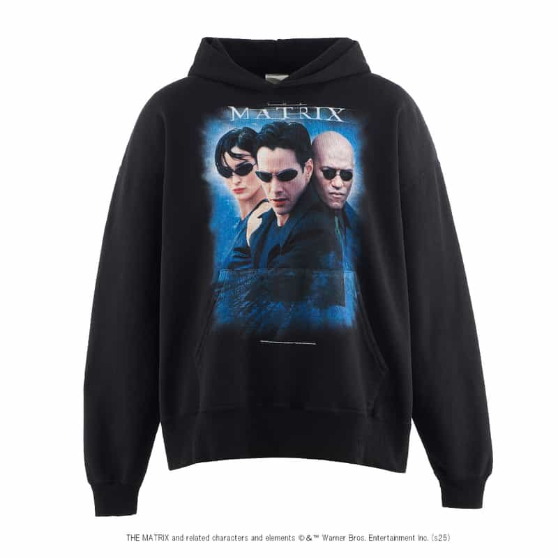 SAINT MXXXXXX SAINT MXXXXXX＜セント マイケル＞ コラボレート スウェットフーディ BLACK