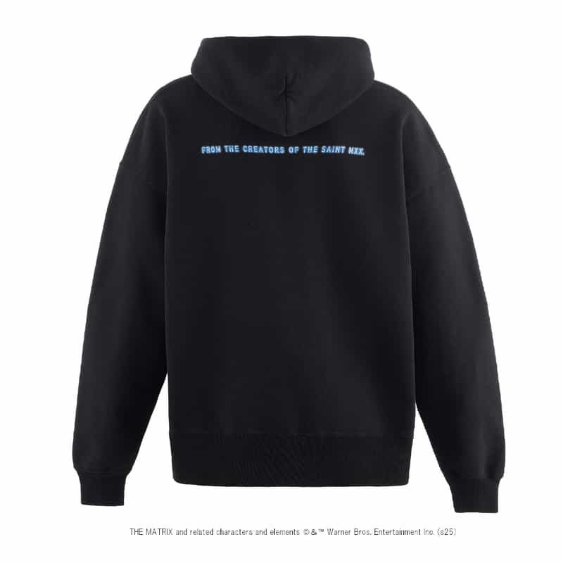 SAINT MXXXXXX SAINT MXXXXXX＜セント マイケル＞ コラボレート スウェットフーディ BLACK