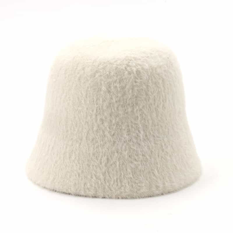 BARNEYS NEW YORK シャギー素材バケットハット IVORY