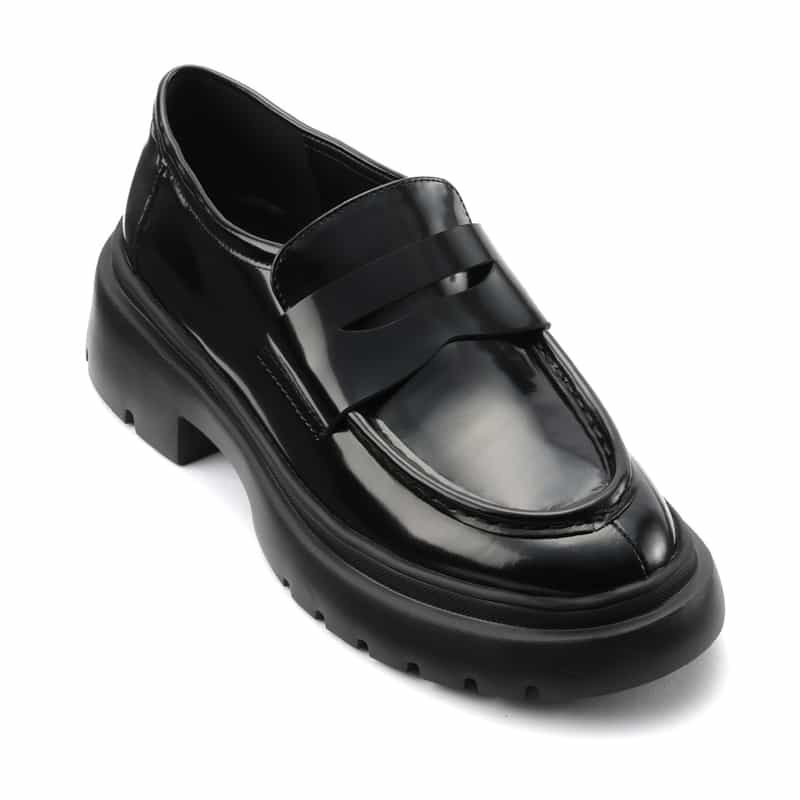 BARNEYS NEW YORK コインローファー BLACK