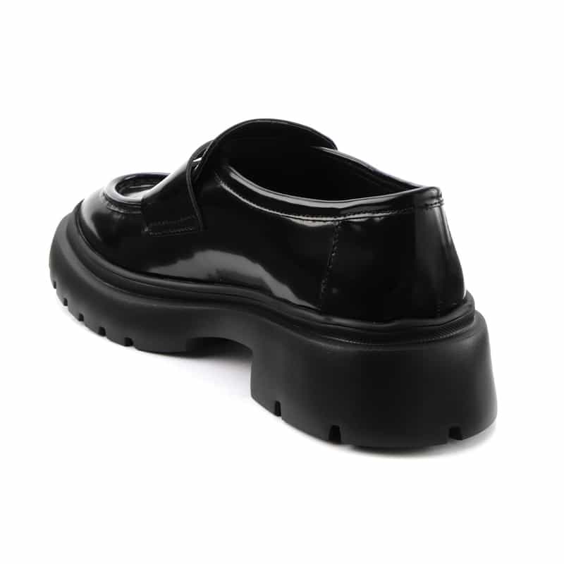 BARNEYS NEW YORK コインローファー BLACK