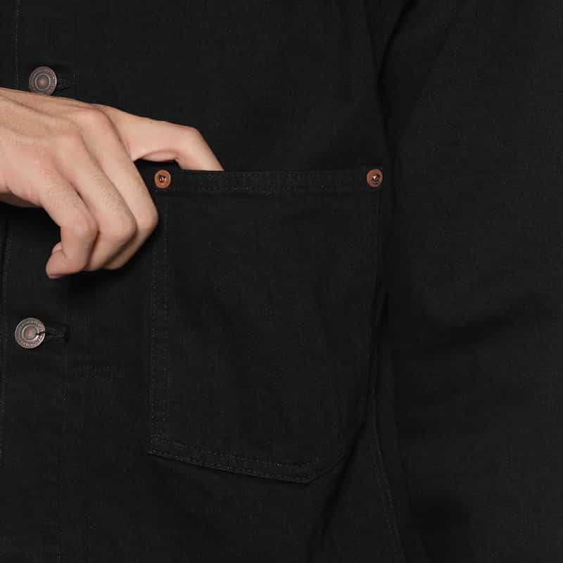 BARNEYS NEW YORK デニムジャケット BLACK