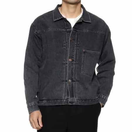 ユーズド加工デニムジャケット