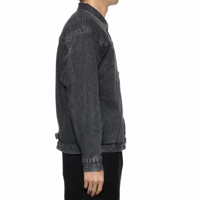BARNEYS NEW YORK ユーズド加工デニムジャケット BLACK