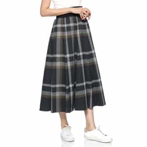 ウォッシャブル チェック柄リバーシブルスカート