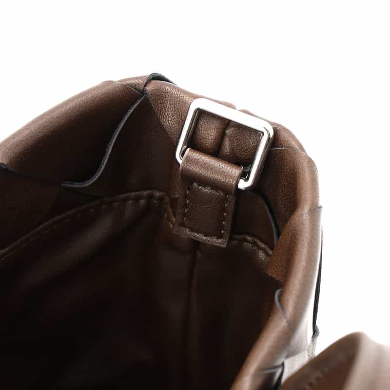 BARNEYS NEW YORK メッシュ編みミニトートバッグ BROWN