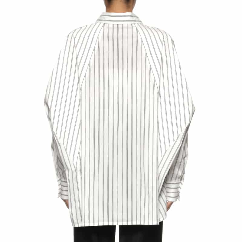 DAWEI DAWEI＜ダウェイ＞ ストライプ柄シャツ WHITE