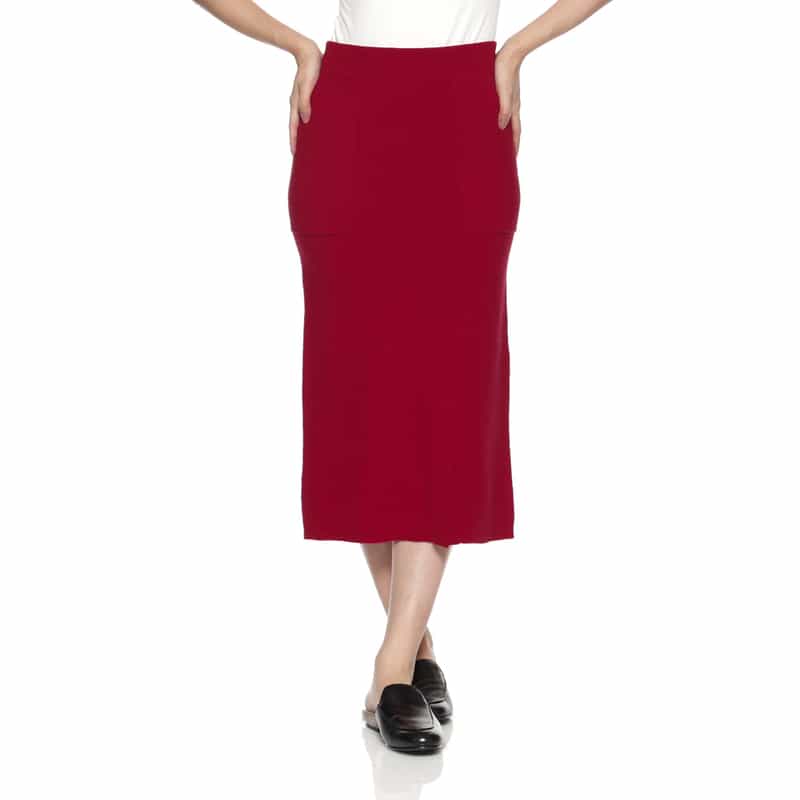 ウールカシミヤ ニットスカート