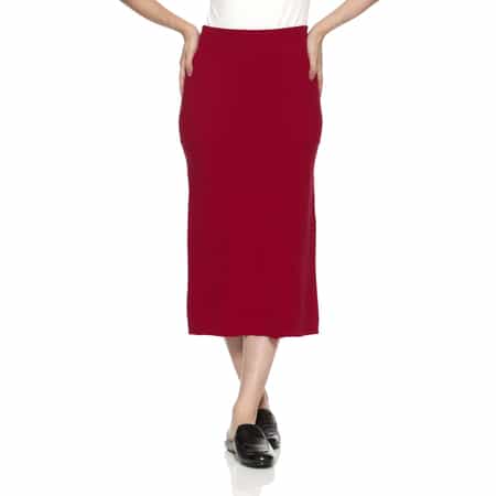 ウールカシミヤ ニットスカート