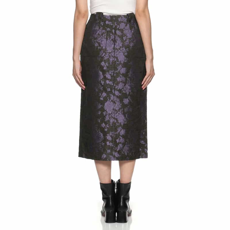 DAWEI DAWEI＜ダウェイ＞ ストレートスカート PURPLE