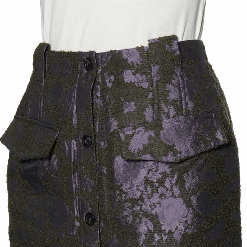 DAWEI DAWEI＜ダウェイ＞ ストレートスカート PURPLE